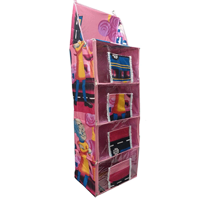 love baby chotoo motu tall cupboard 4 step - pink